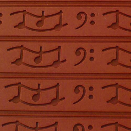 Коврик силиконовый рельефный Музыка 60х40см h3см RELIEF 6