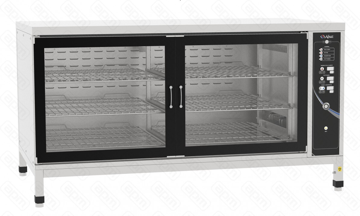 ШКАФ РАССТОЕЧНЫЙ ТЕПЛОВОЙ ШРТ-6-ЭШП SUPER ЧЕРНЫЙ ДИЗАЙН 21000005756