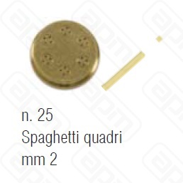 ПРЕСС-ФОРМА SIRMAN SPAGHETTI QUADRI  CHITARRINE 2 MM 28180024